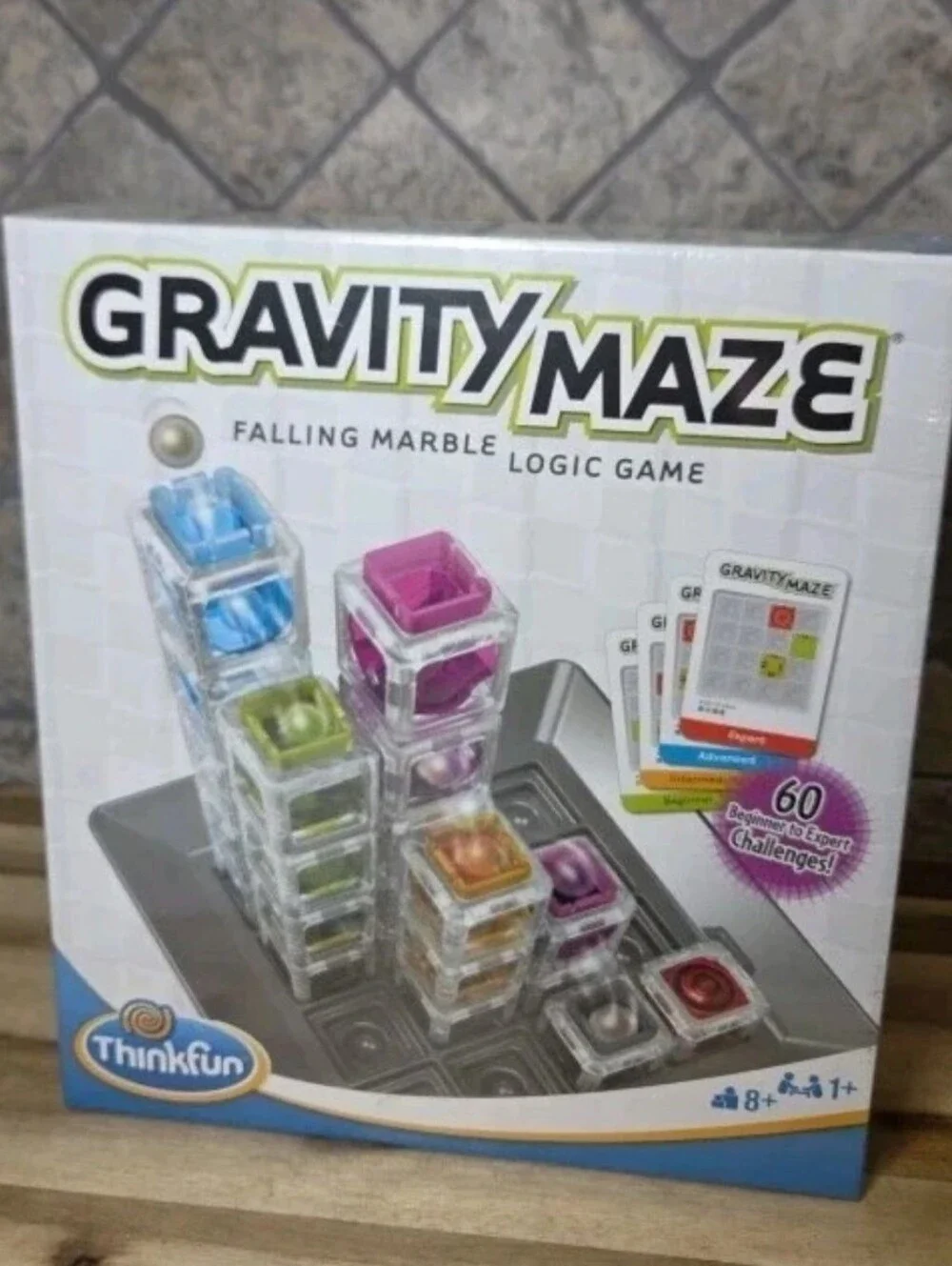 Think Fun - Gravity Maze Falling Marble Logic Game Ages 8+ New